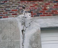 cracked foundation